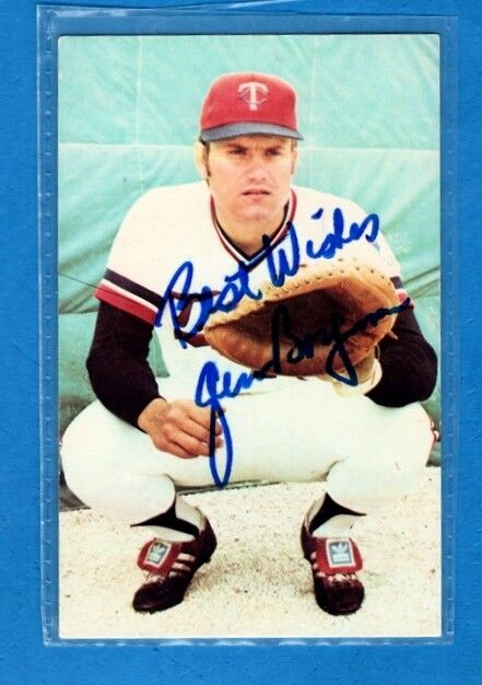 1979 GLENN BORGMANN-MINNESOTA TWINS AUTOGRAPHED COLOR POSTCARD Photo Poster painting-NM