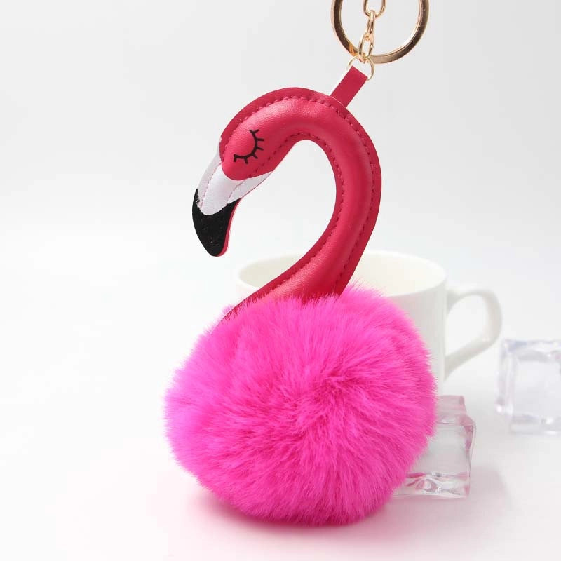 Plush Flamingo Bag Charms