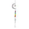 Crystal Wind Chime Tree of Beads Wall Ornaments Home Garden Decor (F)