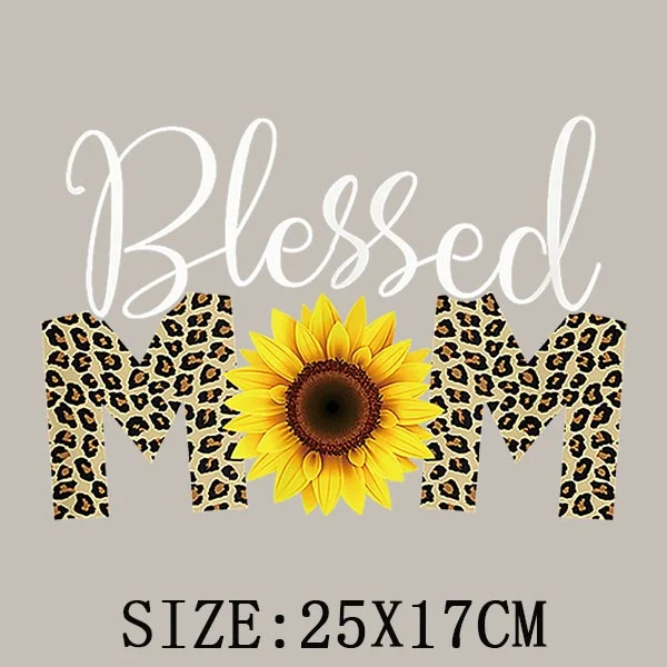 Mom&Baby Thermal Sticker On T-shirt DIY Washable Iron On Transfer For Clothing Loveful Design On Parent-children Clothes Patches