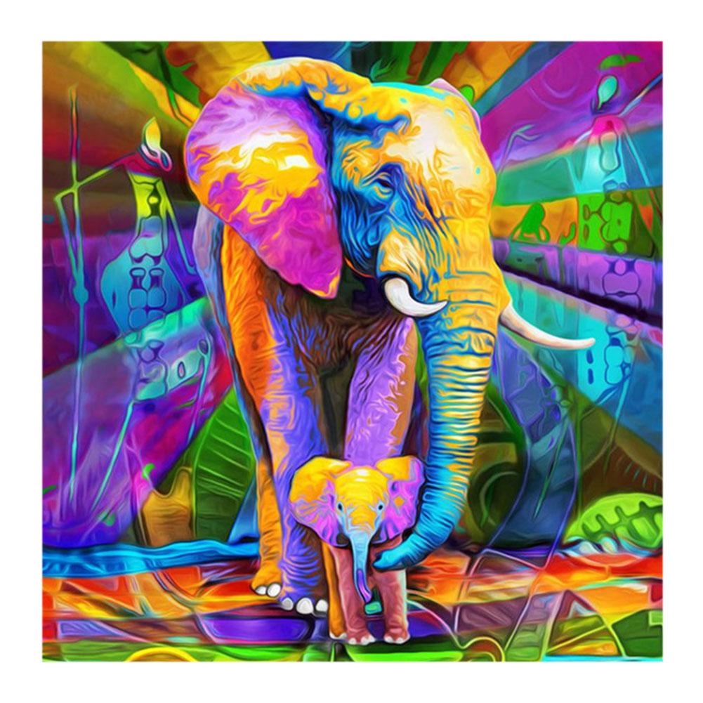 

30*30CM - Elephant - Square Drill Diamond Painting, 501 Original