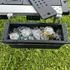 IGT Table Storage Box with Storage Bag Camping Table Organizer Box (No Handle)