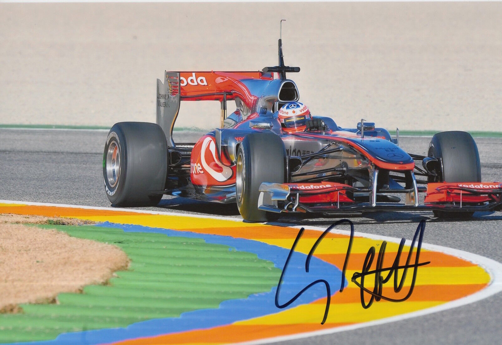 Gary Paffett Hand Signed 12x8 Photo Poster painting McLaren-Mercedes F1 2.