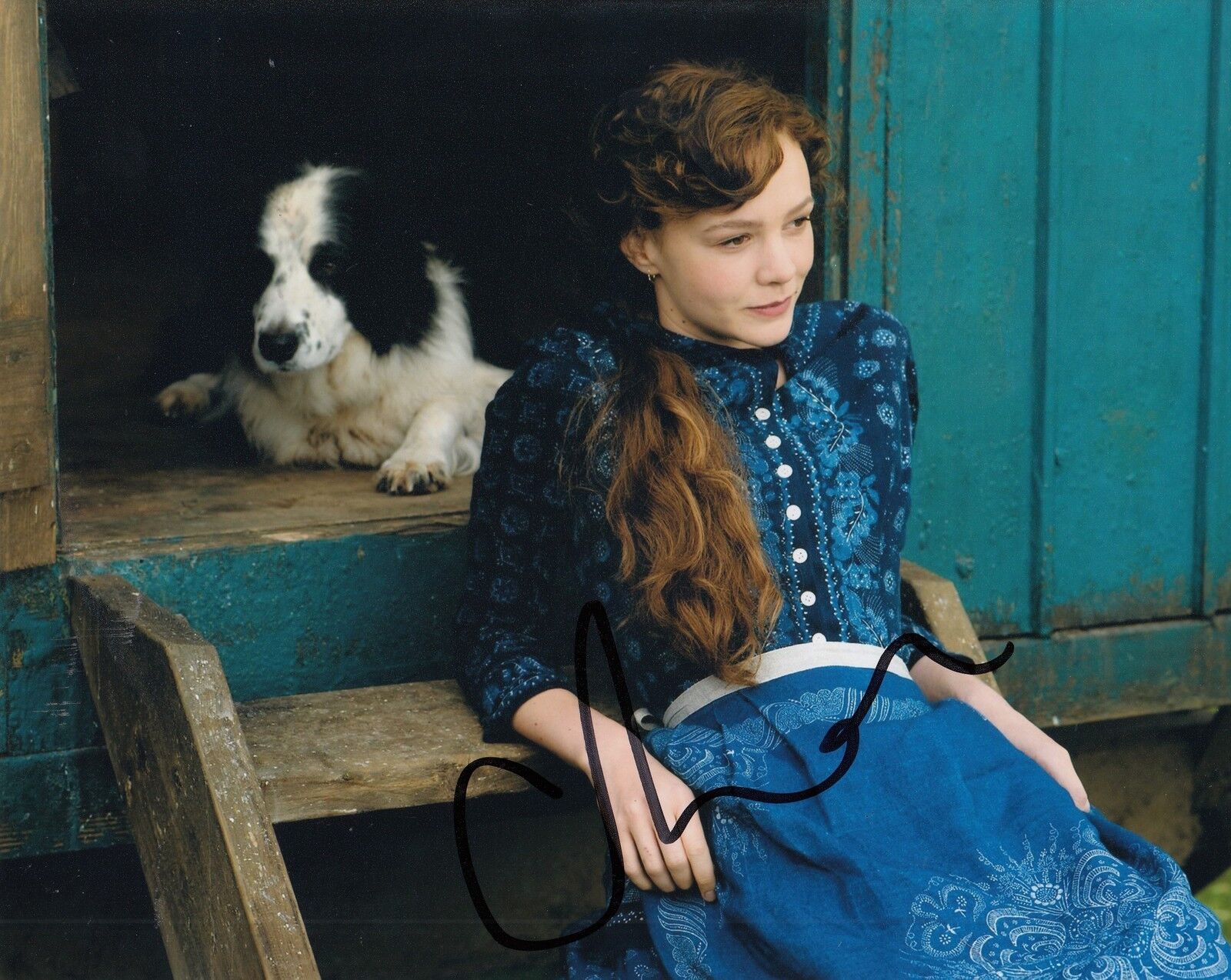 CAREY MULLIGAN signed (NEVER LET ME GO) ACTRESS 8X10 Photo Poster painting W/COA #4