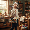 Charming Dachshund Quilted Tote Bag by Inlyline