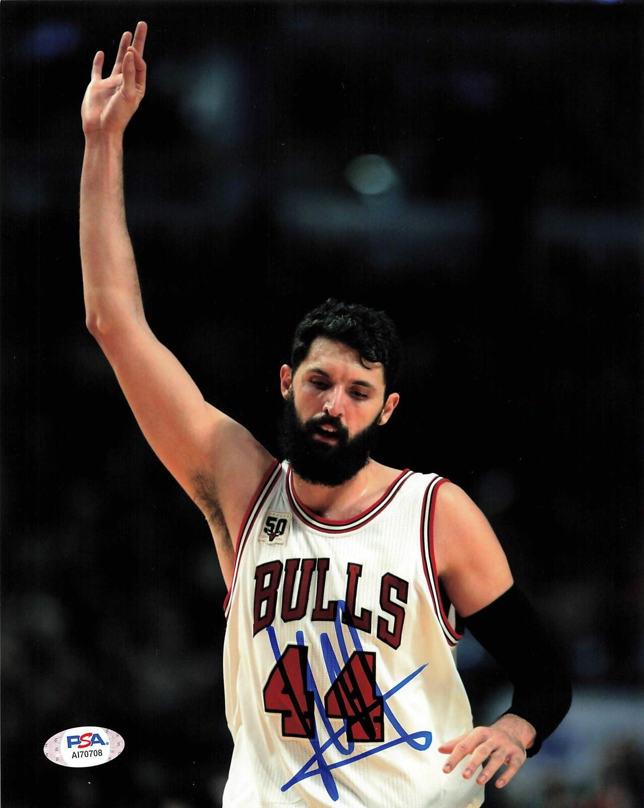 Nikola Mirotic signed 8x10 Photo Poster painting PSA/DNA Chicago Bulls Autographed Bucks