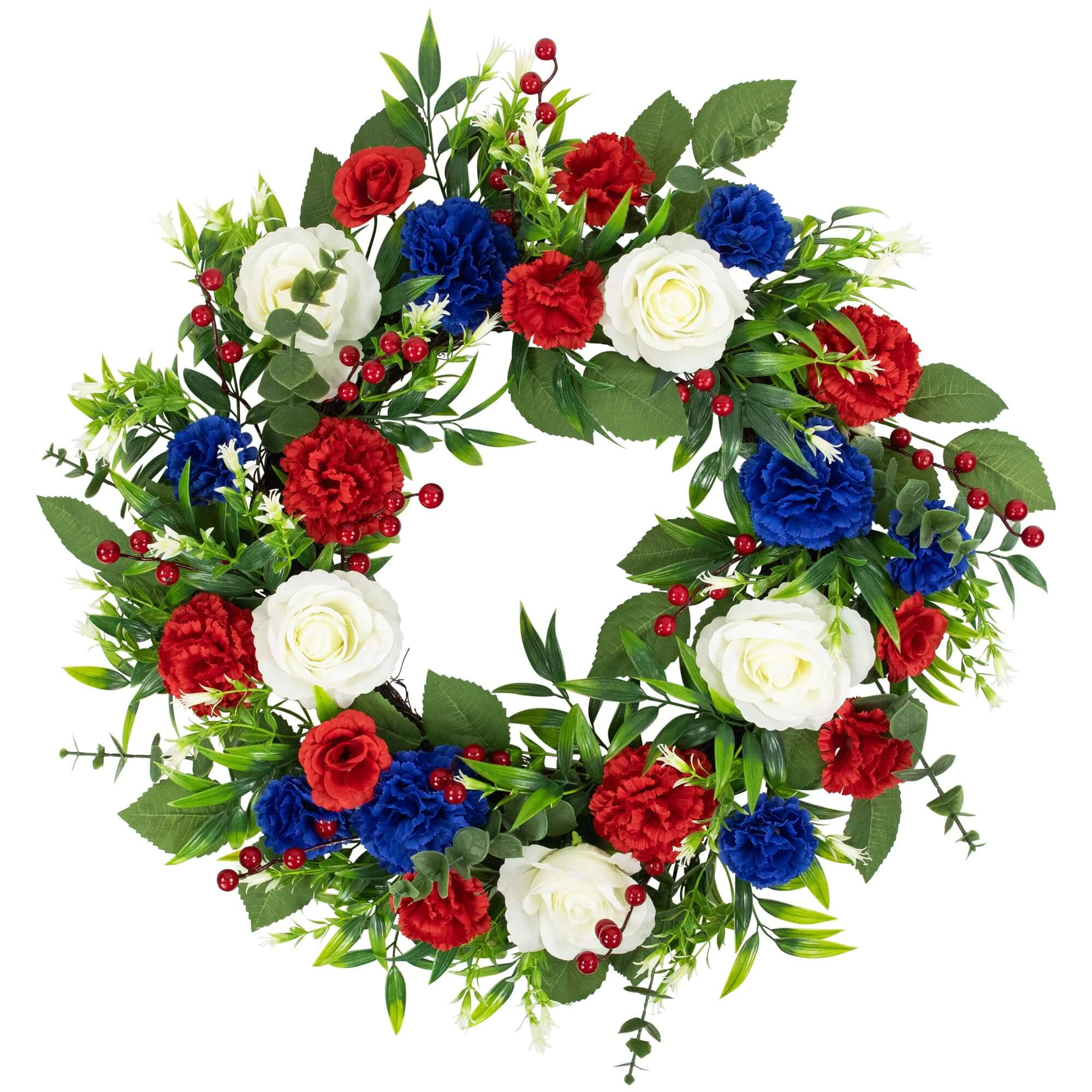 Artificial Independence Day Wreath