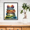 (Stamped/Counted) Stack Of Books-11CT Cross Stitch 60*70cm/23.62*27.56in(Big Size)