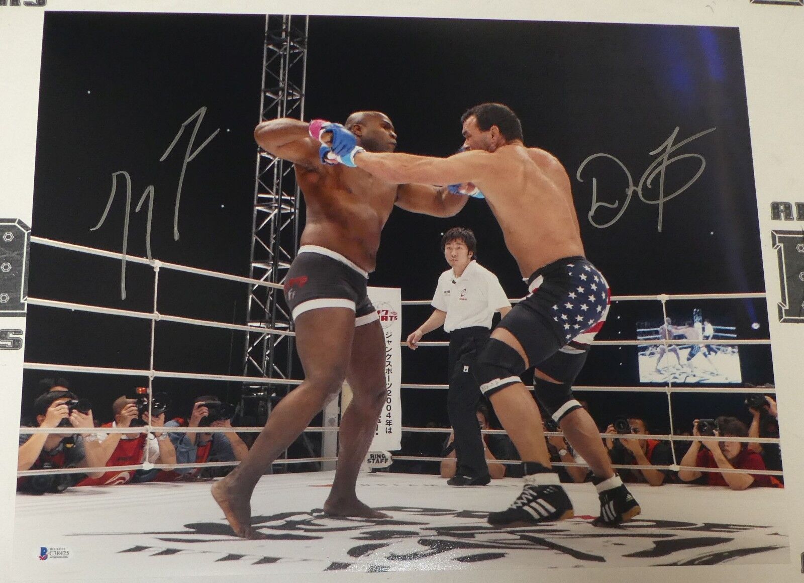 Don Frye & Gary Goodridge Signed 16x20 Photo Poster painting BAS COA UFC Pride FC Shockwave 2003