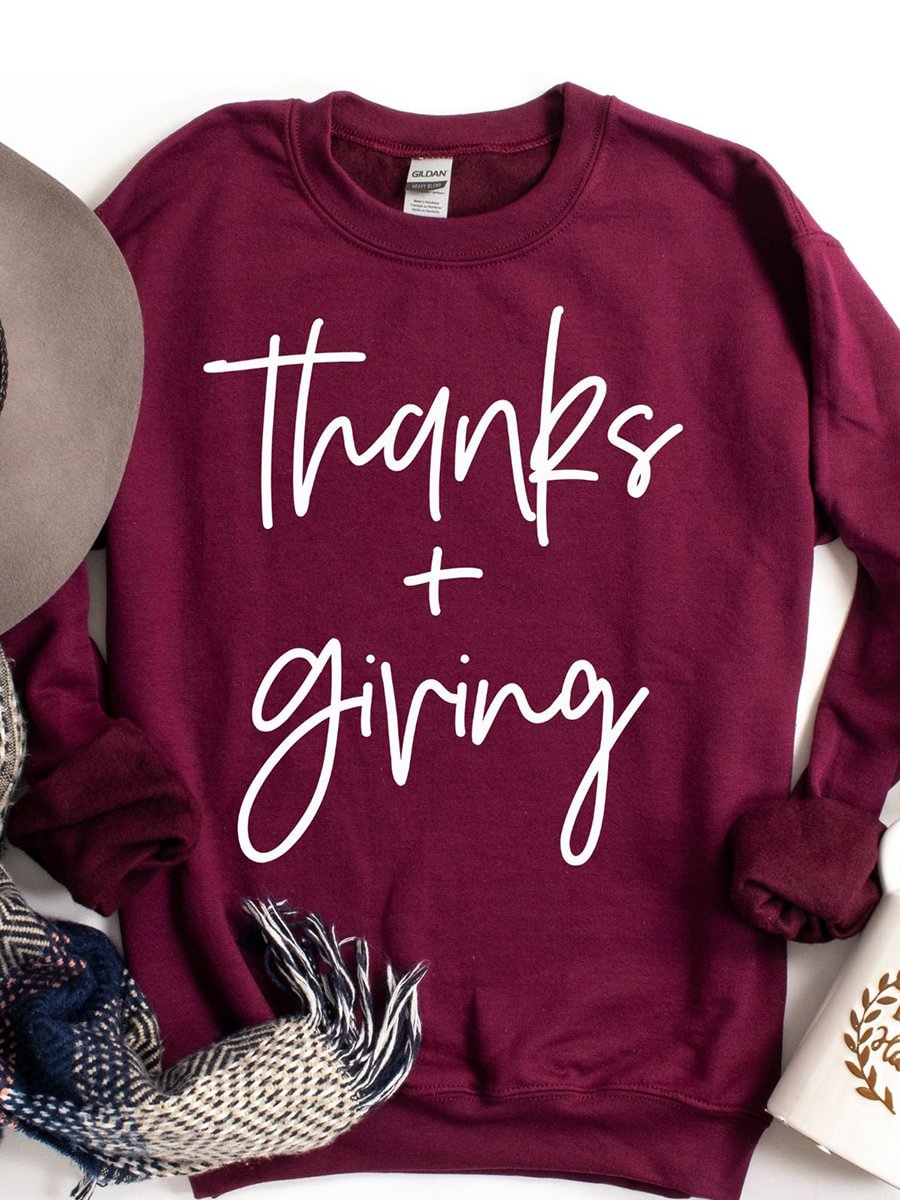 Thanks + Giving Sweatshirt