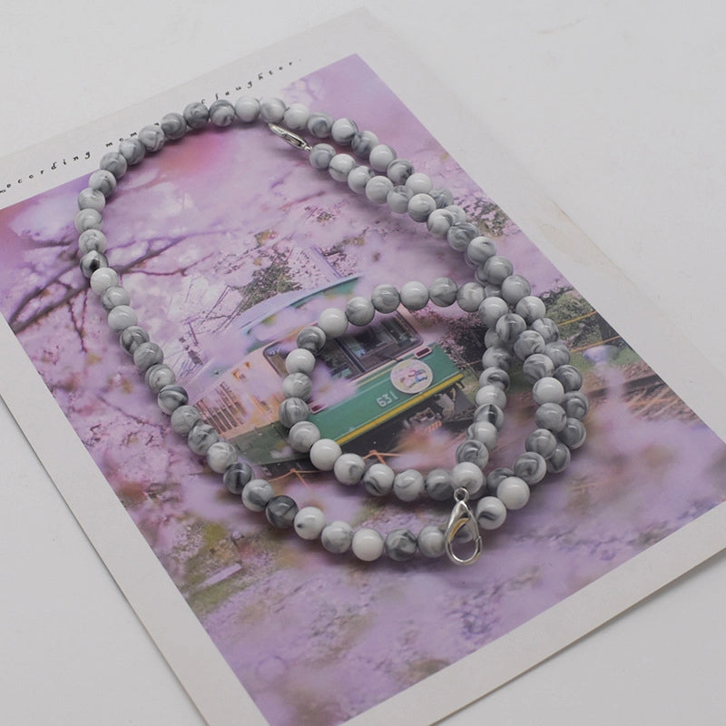 Arylic Color Block Solid Color Bag Chain