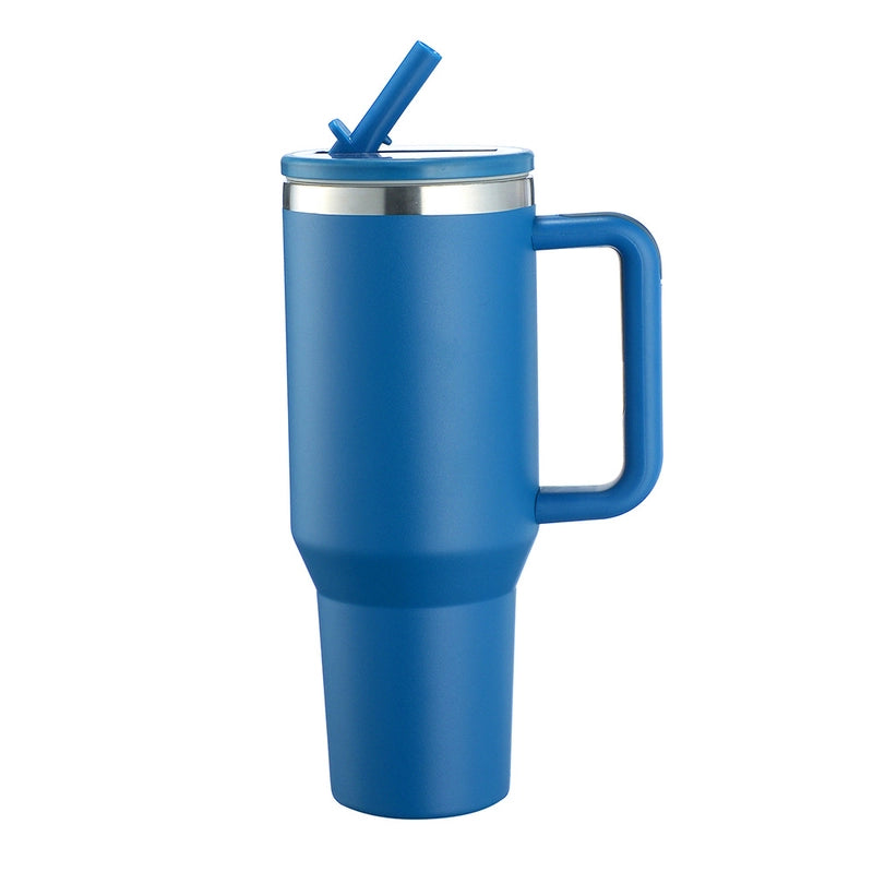 New Big Mac 304 Stainless Steel 40 Car Cup With Suction Nozzle Large Capacity Stretch Liner Handle Cup Support 5D