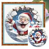 Winter Santa Claus-11CT Stamped Cross Stitch 40*40cm/15.75*15.75in tapestrymarket