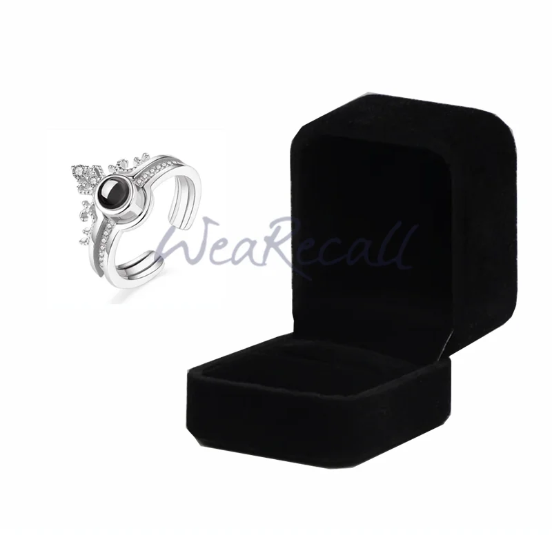 Projector Picture Custom Personalized Photo Ring 925 Silver wetirmss