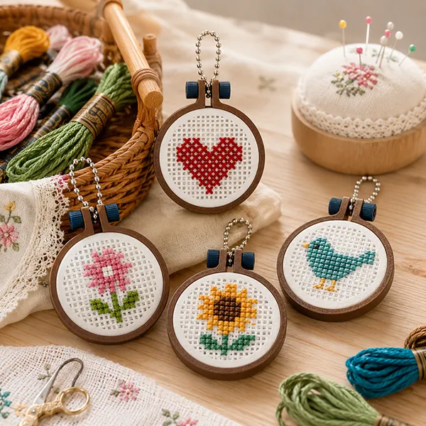 Personalized Cross-Stitch Keychain Kit