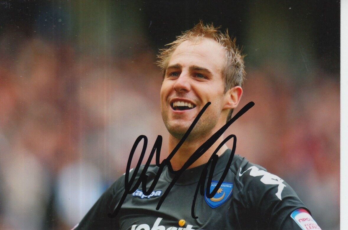 PORTSMOUTH HAND SIGNED LUKE VARNEY 6X4 Photo Poster painting 1.