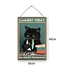 Cat Garage Club Cafe - Wooden Signs - 30*40cm