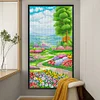 (US Local)Secret Garden -11CT Stamped Cross Stitch Kit(50x90cm)