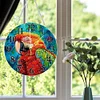 (US Local)DIY Parrot 5D Diamond Hanging Clock Art Craft for Living Room Decoration