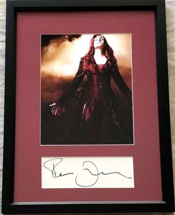 Famke Janssen signed autographed auto framed w X-Men Last Stand 8x10 movie Photo Poster painting