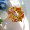 DIY Acrylic Special Shaped Diamond Painting Fall Wreath Ornament Hanging Kit