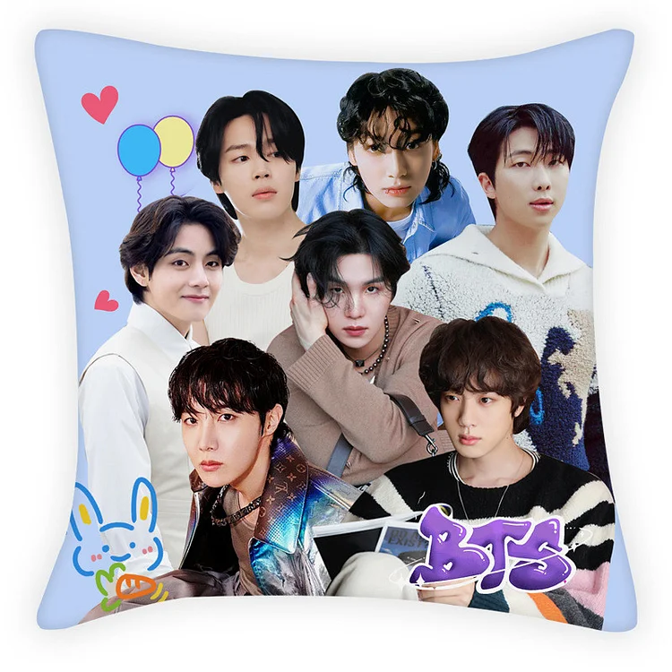 BTS Festa 10th Anniversary Photo Pillowcase