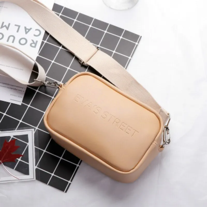 Brand Designer Leather Women Bag Ladies Shoulder Messenger Bags Handbag Letter Flap Simple Fashion Females Crossbody Bag