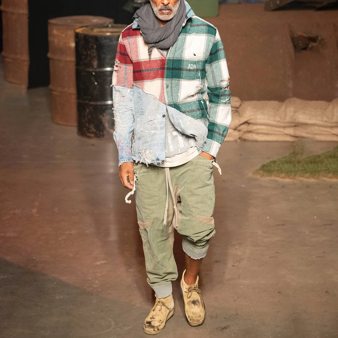 Fashion Stitching Pants-inspireuse