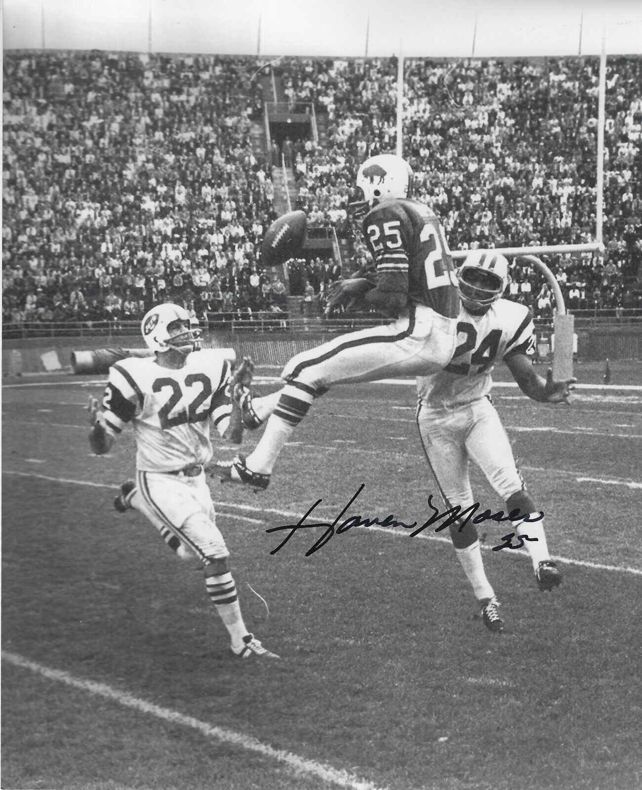 Autographed HAVEN MOSES Buffalo Bills 8x10 Photo Poster painting - w/COA