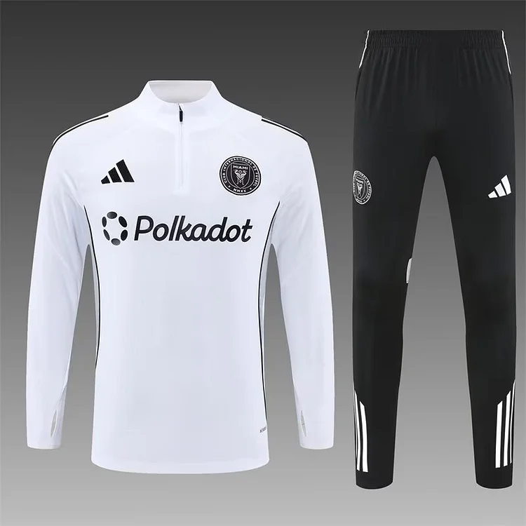 25/26 Miami white long-sleeved training suit