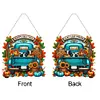 2Pcs citrouille voiture - 5d bricolage artisanat pendentif