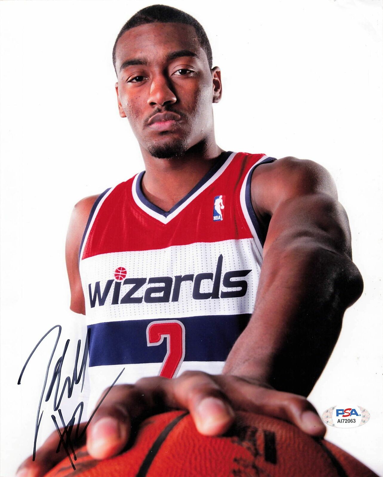 John Wall signed 8x10 Photo Poster painting PSA/DNA Washington Wizards Autographed