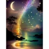 Aurora Moon-11CT Stamped Cross Stitch 40*50cm