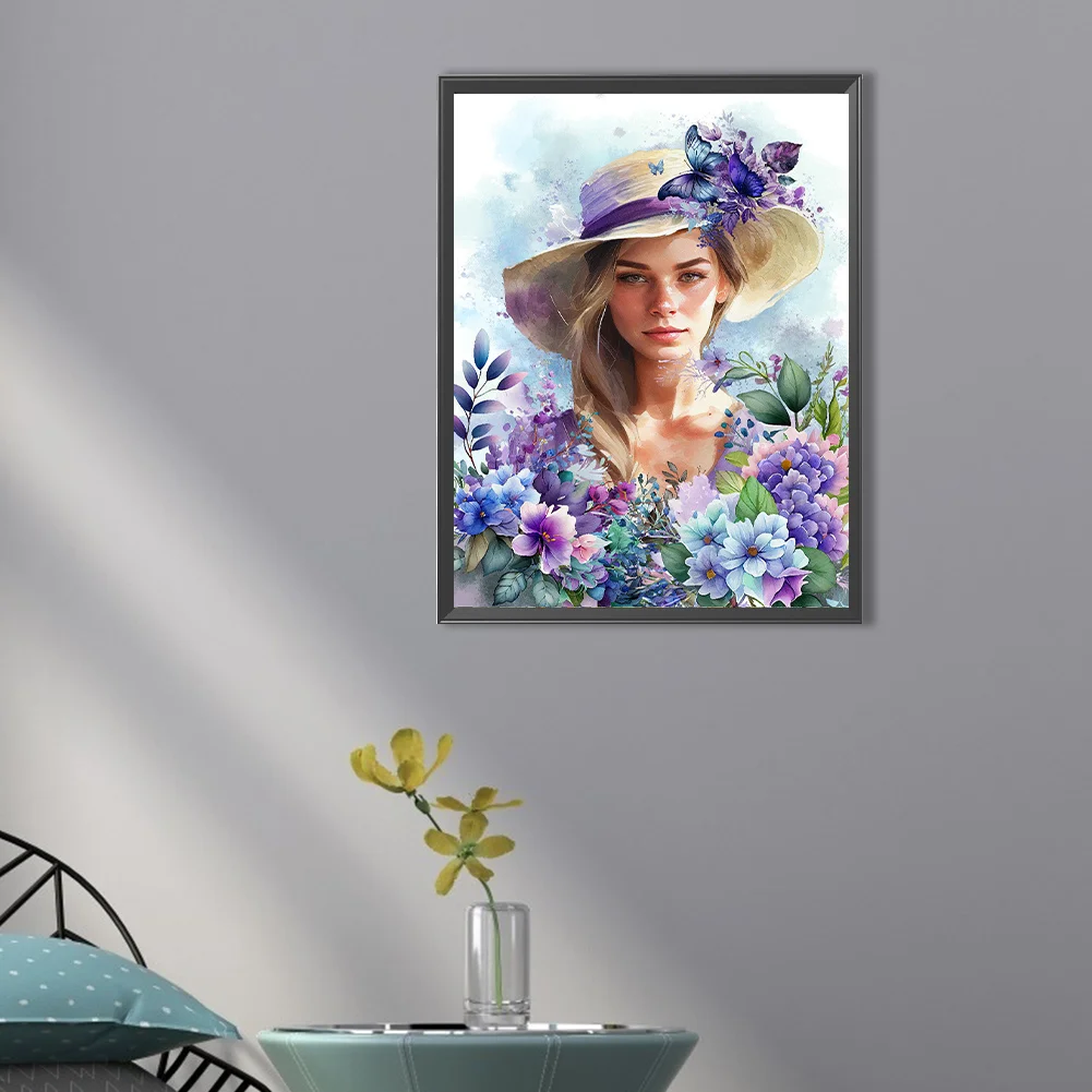 Diamond Painting - Full Round Drill - Lavender Beauty(30*40cm)