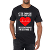 Cute Enough to Stop Your Heart Skilled Enough To Restore It Men's Short Sleeves T-Shirt