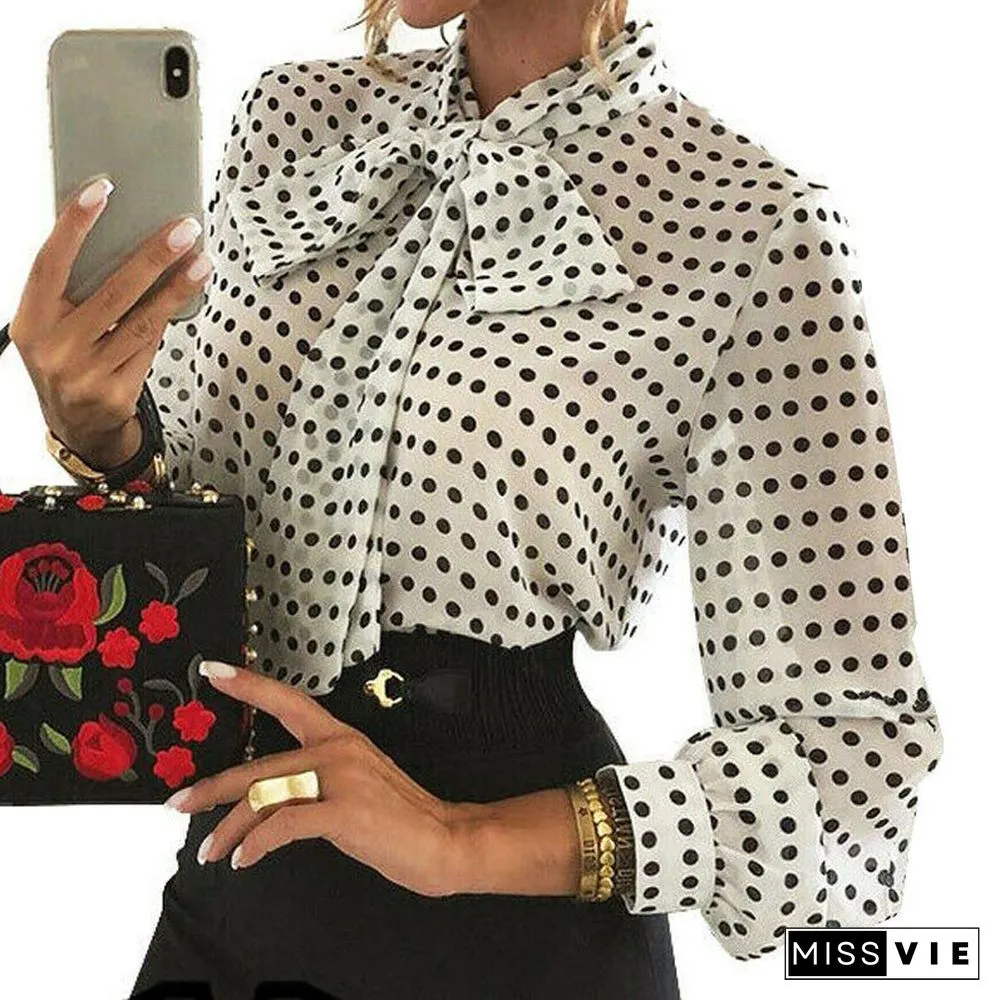 Elegant ladies shirt womens long sleeve office lady work wear formal shirts tops blouses