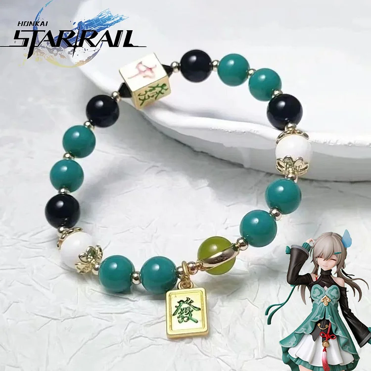 Honkai Star Rail Qingque Cosplay Bracelet Unisex 