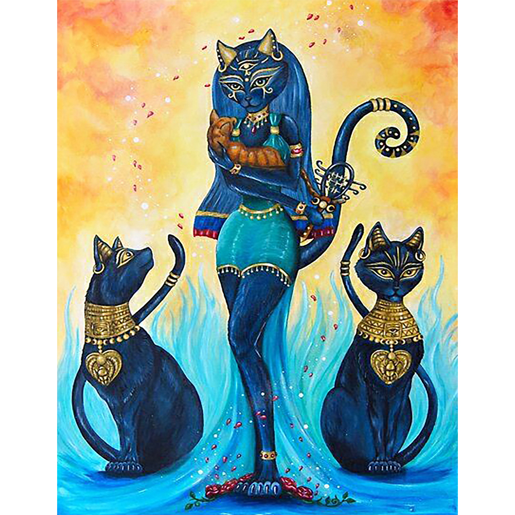

Exotic Cat - Round Drill Diamond Painting - 30*40CM, 501 Original
