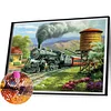Diamond Painting-DIY Full Round Drill Train(50*40 CM)