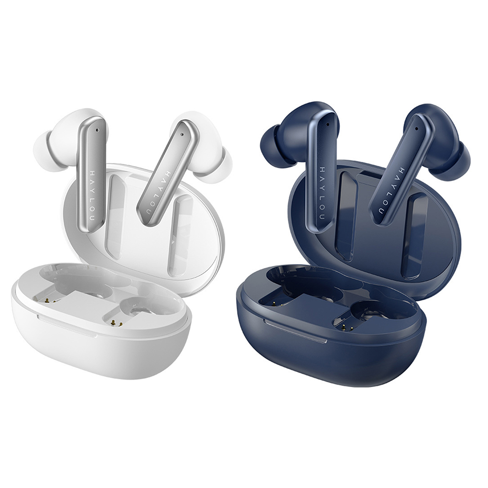 

Haylou T60 Wireless Bluetooth-Compatible Earphones In-ear Gamer Headphones, Blue, 501 Original
