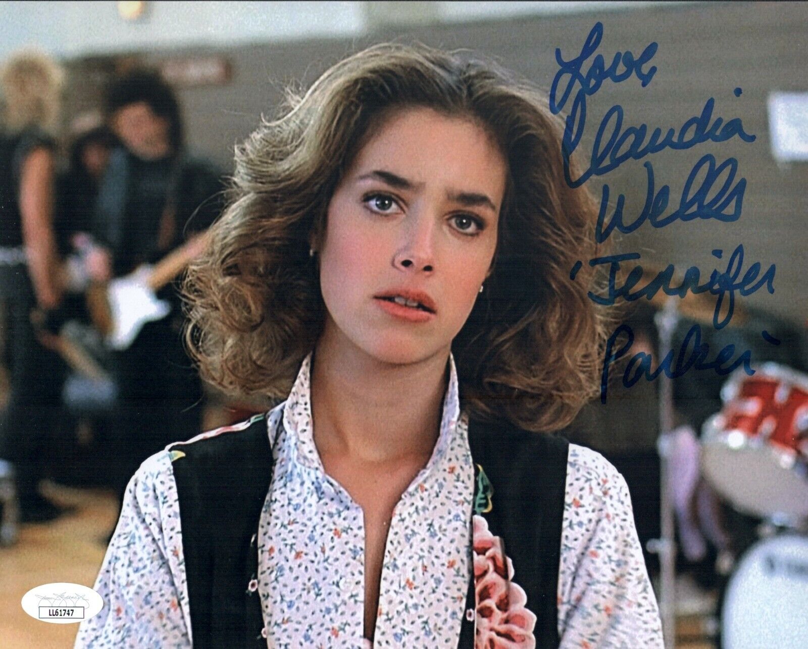 CLAUDIA WELLS Signed 8x10 Photo Poster painting BACK TO THE FUTURE Autograph JSA COA Cert