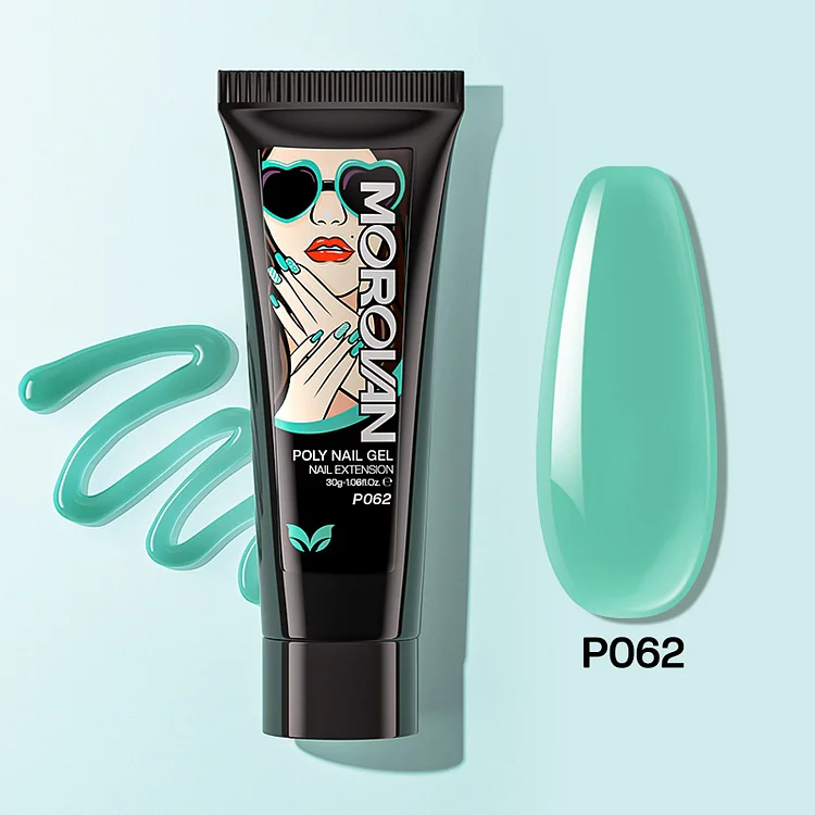 Dark Green Poly Nail Gel 30ml