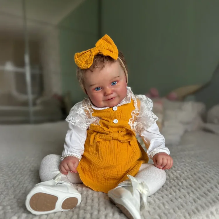  20" Handmade Reborn Baby Eyes Opened Doll Girl Filsa with Delicate Reborn GIft - Reborndollsshop®-Reborndollsshop®
