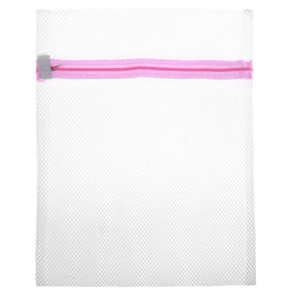 

Zipper Mesh Wash Bag Foldable Sock Underwear Washing Machine Protection Net, 30*40, 501 Original