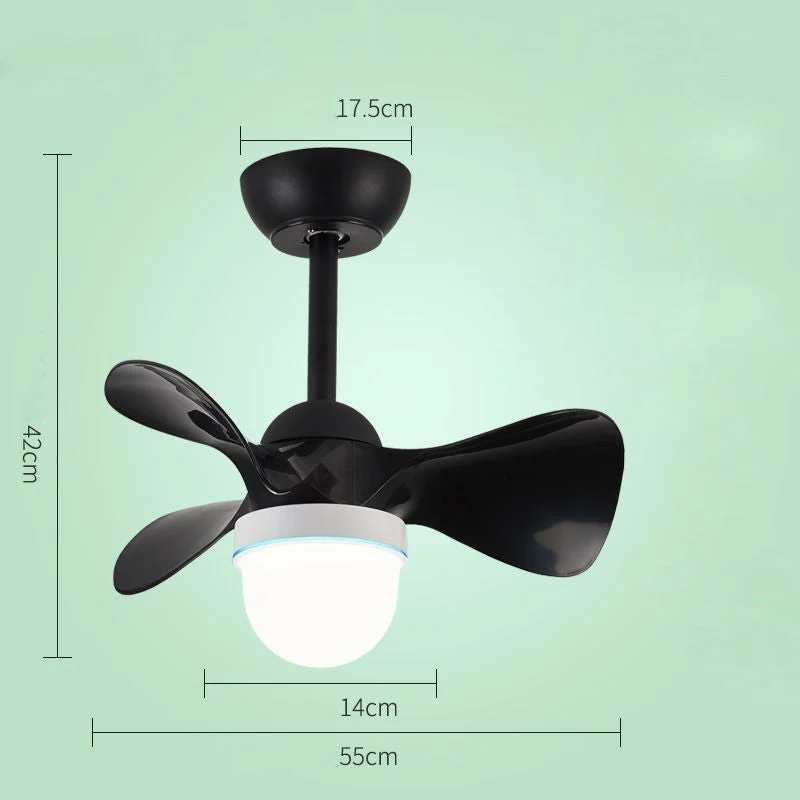 Nordic Minimalist Atmosphere Macron Dragon LED Chandelier Invisible Fan Lamps