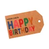 6PCS Colorful Birthday Party Gift Wrapping Congrats Cards
