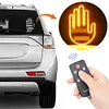 Hand Gesture Light with Remote LED Car Back Window Sign Car Finger Light for Car