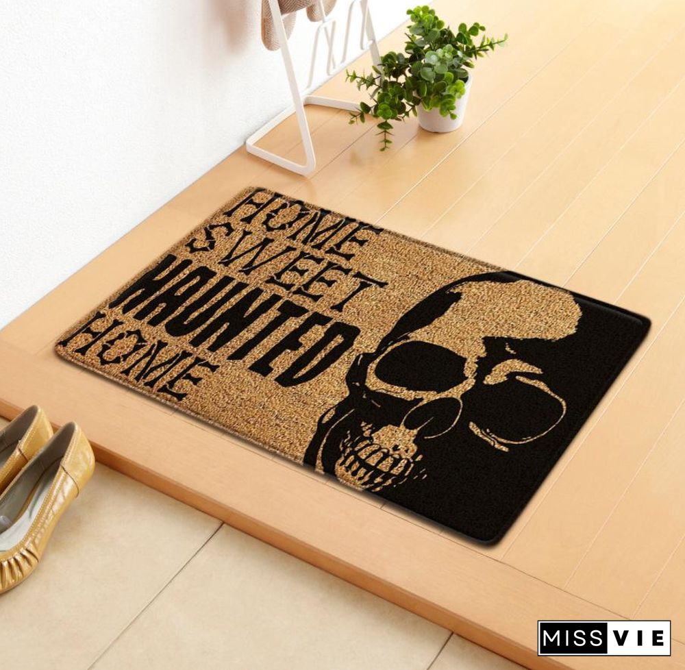 Halloween Themed Door Mat For Indoor Outdoor Decoration