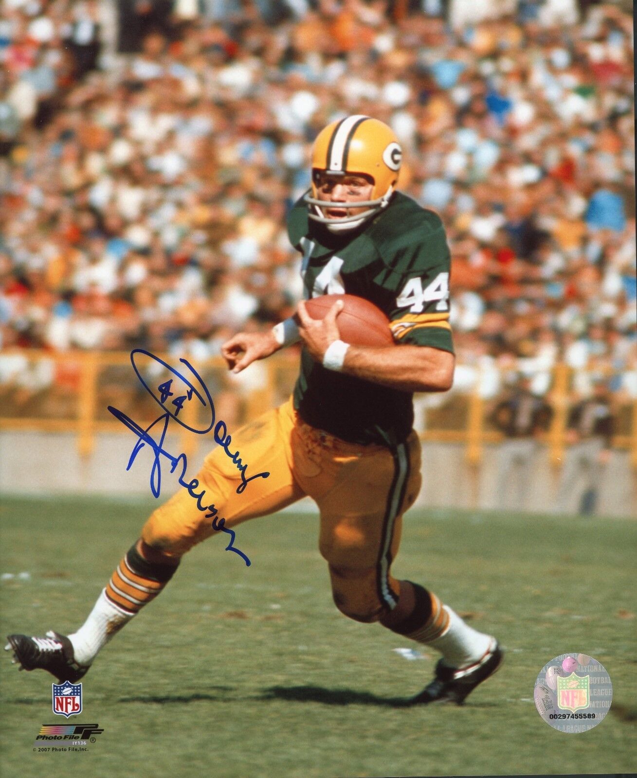 Donny Anderson autographed 8x10 Green Bay Packers#4