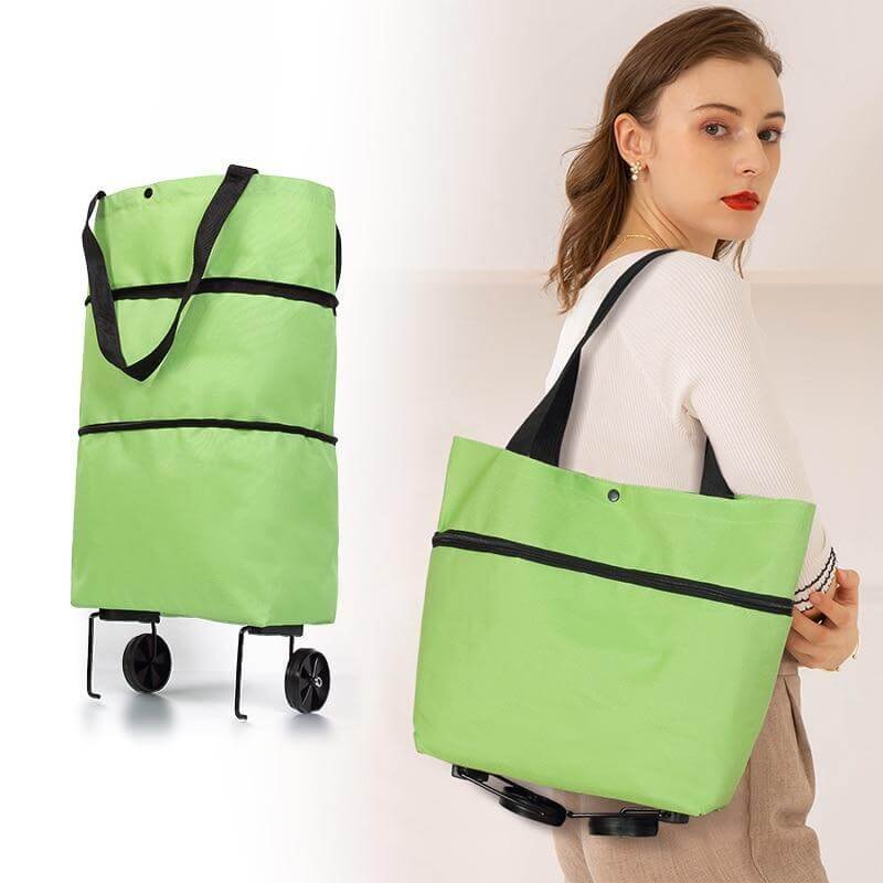 2 in 1 Foldable Shopping Cart